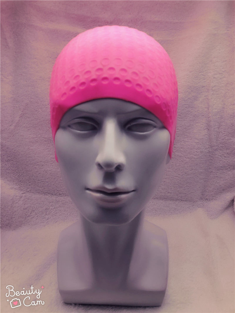 Bubble Silicone Swim Cap