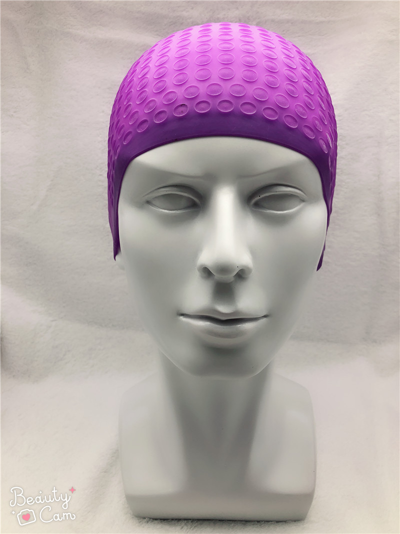 Bubble Silicone Swim Cap